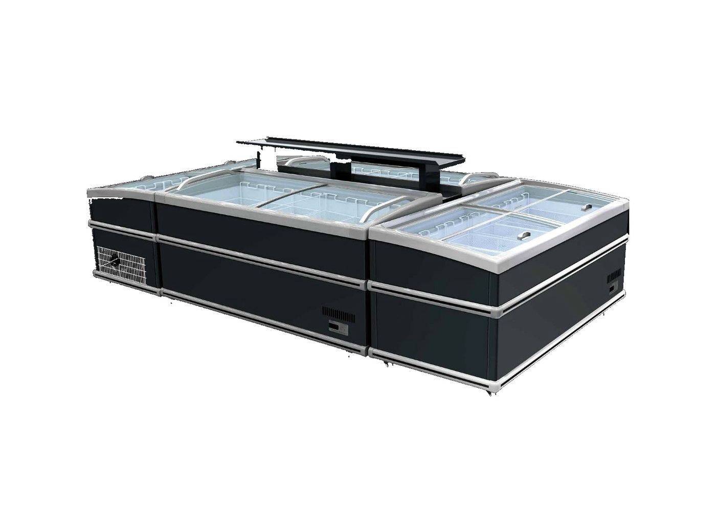 Modular island freezer
